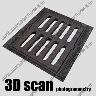 3D Scan Of Manhole Cover #9